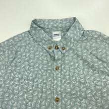 Load image into Gallery viewer, Boys Anko, blue &amp; white cotton short sleeve shirt, GUC, size 7,  
