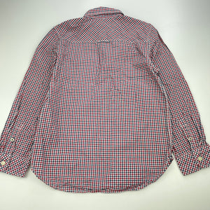 Boys H&M, checked cotton long sleeve shirt, GUC, size 8,  