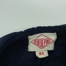 Load image into Gallery viewer, Girls BEBEDEPINO, navy cotton sailor style romper, EUC, size 1,  
