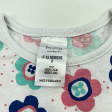 Load image into Gallery viewer, Girls Tiny Little Wonders, floral cotton t-shirt / top, GUC, size 0,  