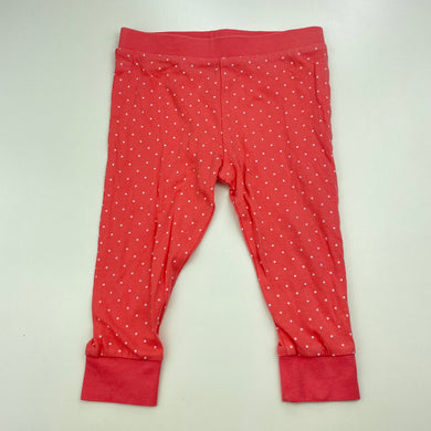 Girls Target, pink stretchy leggings / bottoms, GUC, size 0,  