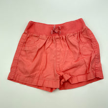 Load image into Gallery viewer, Girls Tiny Little Wonders, lightweight cotton shorts, elasticated, GUC, size 0,  