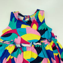 Load image into Gallery viewer, Girls Target, colourful casual dress, EUC, size 000, L: 33cm