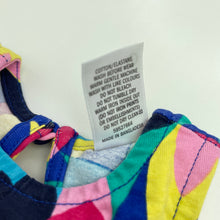 Load image into Gallery viewer, Girls Target, colourful casual dress, EUC, size 000, L: 33cm