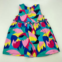 Load image into Gallery viewer, Girls Target, colourful casual dress, EUC, size 000, L: 33cm