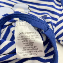 Load image into Gallery viewer, Boys BQT, blue stripe bodysuit / romper, koala, NEW, size 000,  