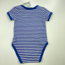 Load image into Gallery viewer, Boys BQT, blue stripe bodysuit / romper, koala, NEW, size 000,  