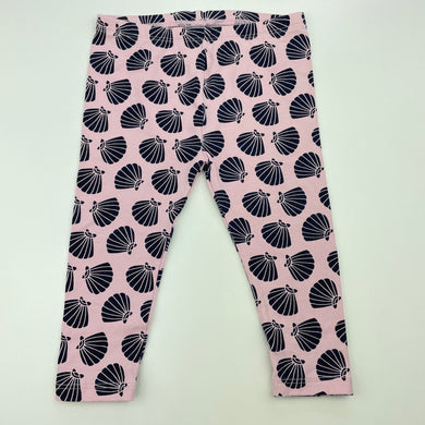 Girls Target, pink & navy leggings / bottoms, GUC, size 0,  