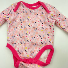 Load image into Gallery viewer, Girls Dymples, floral cotton bodysuit / romper, GUC, size 0000,  