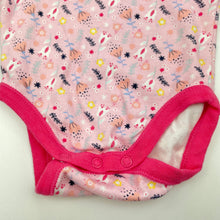 Load image into Gallery viewer, Girls Dymples, floral cotton bodysuit / romper, GUC, size 0000,  