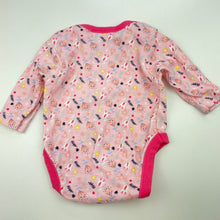 Load image into Gallery viewer, Girls Dymples, floral cotton bodysuit / romper, GUC, size 0000,  
