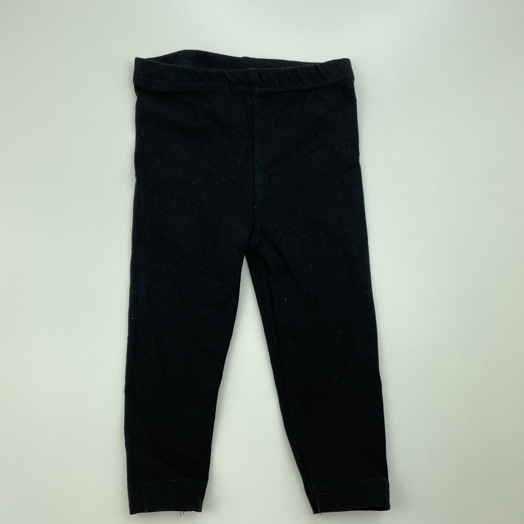 Girls Dymples, black stretchy leggings / bottoms, EUC, size 000,  