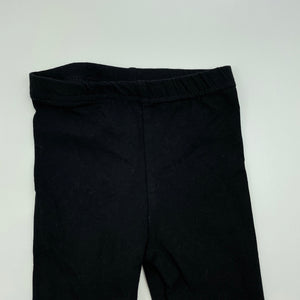 Girls Dymples, black stretchy leggings / bottoms, EUC, size 000,  