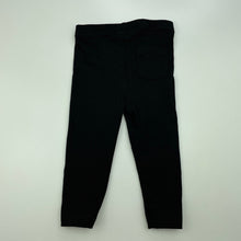 Load image into Gallery viewer, Girls Dymples, black stretchy leggings / bottoms, EUC, size 000,  