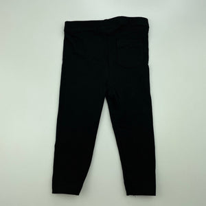 Girls Dymples, black stretchy leggings / bottoms, EUC, size 000,  