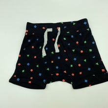 Load image into Gallery viewer, unisex Dymples, cotton casual shorts, elasticated, EUC, size 00,  