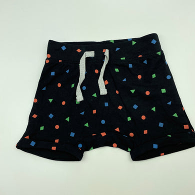 unisex Dymples, cotton casual shorts, elasticated, EUC, size 00,  