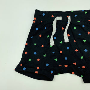 unisex Dymples, cotton casual shorts, elasticated, EUC, size 00,  