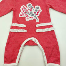 Load image into Gallery viewer, Girls Tiny Twig, organic cotton romper, bird, EUC, size 0000,  