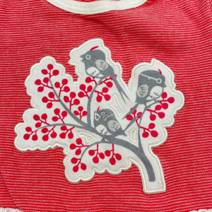 Girls Tiny Twig, organic cotton romper, bird, EUC, size 0000,  