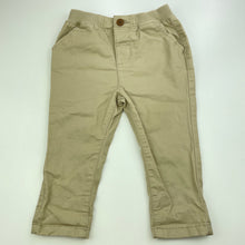 Load image into Gallery viewer, Boys Target, stretch cotton chino pants, elasticated, EUC, size 1,  