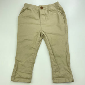 Boys Target, stretch cotton chino pants, elasticated, EUC, size 1,  