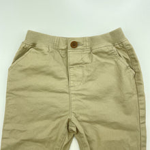 Load image into Gallery viewer, Boys Target, stretch cotton chino pants, elasticated, EUC, size 1,  