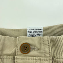 Load image into Gallery viewer, Boys Target, stretch cotton chino pants, elasticated, EUC, size 1,  