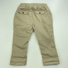 Load image into Gallery viewer, Boys Target, stretch cotton chino pants, elasticated, EUC, size 1,  