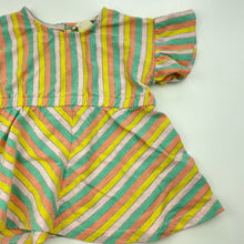 Load image into Gallery viewer, Girls Cotton On, striped soft feel top, GUC, size 000,  