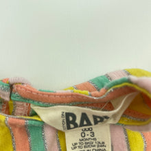 Load image into Gallery viewer, Girls Cotton On, striped soft feel top, GUC, size 000,  