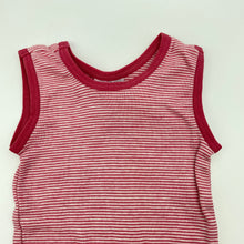 Load image into Gallery viewer, unisex Target, striped cotton singlet top, GUC, size 0000,  