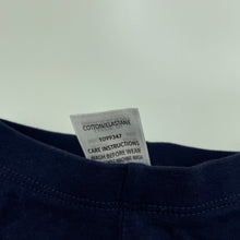 Load image into Gallery viewer, Girls Dymples, navy ruffle leggings / bottoms, EUC, size 000,  