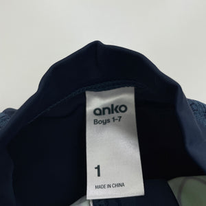 Boys Anko, all-in-one rashie suit, GUC, size 1,  