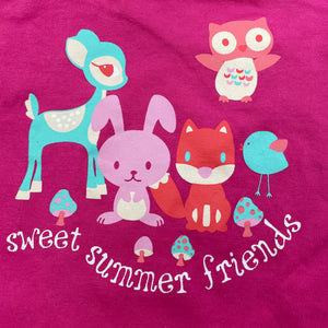 Girls Dymples, pink cotton t-shirt / top, GUC, size 00,  