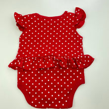Load image into Gallery viewer, Girls Target, red cotton Christmas romper, GUC, size 000,  