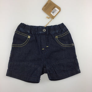 Boys Timberland, lightweight denim shorts, elasticated, NEW, size 6 months