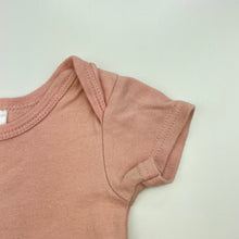 Load image into Gallery viewer, Girls Baby Berry, pink cotton bodysuit / romper, GUC, size 000,  