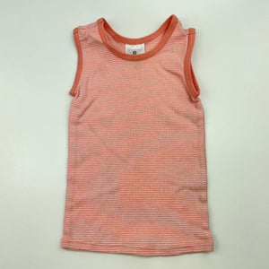 Girls Target, striped cotton singlet top, EUC, size 000,  