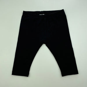 Girls Target, black stretchy leggings / bottoms, GUC, size 000,  