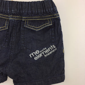 Boys Timberland, lightweight denim shorts, elasticated, NEW, size 6 months