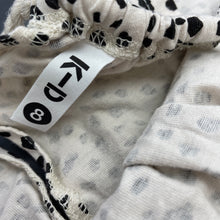 Load image into Gallery viewer, Girls KID, animal print cotton summer playsuit, EUC, size 8,  