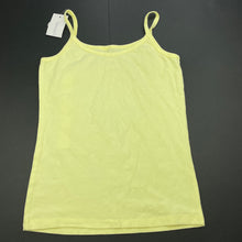 Load image into Gallery viewer, Girls Favourites, yellow stretchy singlet top, NEW, size 12,  