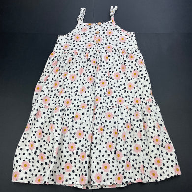 Girls Cotton On, floral summer dress, care labels removed, EUC, size 5, L: 65cm