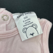 Load image into Gallery viewer, Girls Baby Baby, pink cotton top, cat, GUC, size 000,  