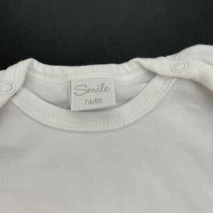Boys Smile, XOVIS cotton bodysuit / romper, GUC, size 0-1,  