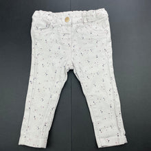 Load image into Gallery viewer, Girls Anko, floral stretch cotton pants, adjustable, GUC, size 00,  