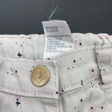 Load image into Gallery viewer, Girls Anko, floral stretch cotton pants, adjustable, GUC, size 00,  