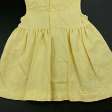 Load image into Gallery viewer, Girls Little Me, embroidered cotton dress, flowers, FUC, size 3 months, L: 34cm