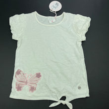 Load image into Gallery viewer, Girls Tutus &amp; Tambourines, cotton t-shirt / top, sequin butterfly, NEW, size 6,  